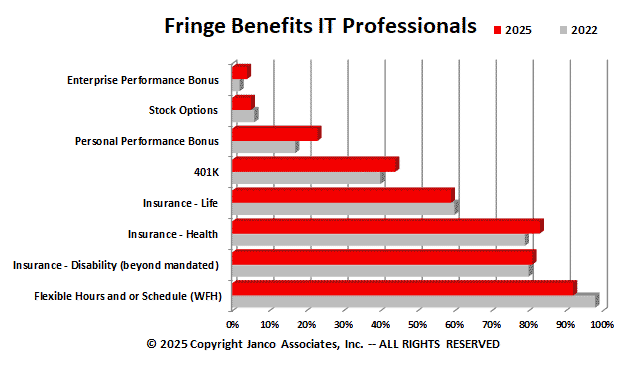 IT staff fringe benefits