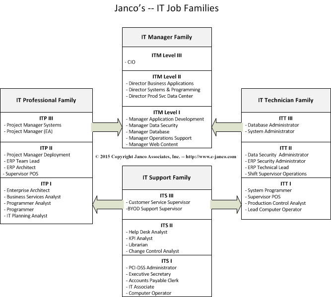 Janco IT Job Families